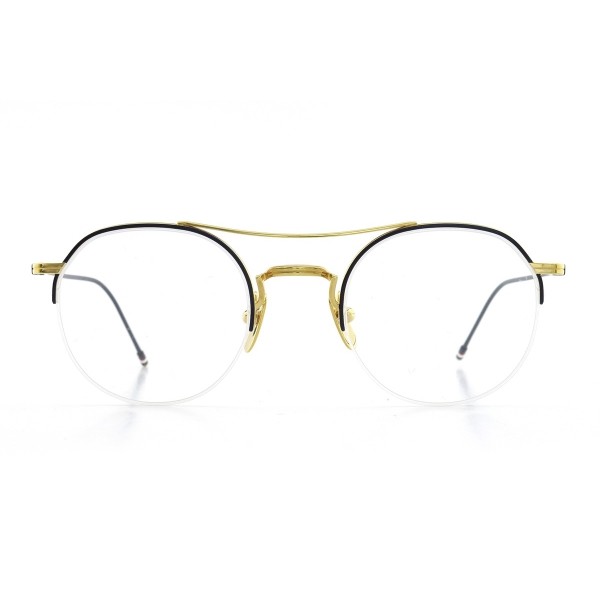 thom-browne-903-b-nvy-gld-18k-front-opticacliment