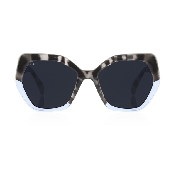 Tiwi-Charon-white-tortoise-shiny-blue-front