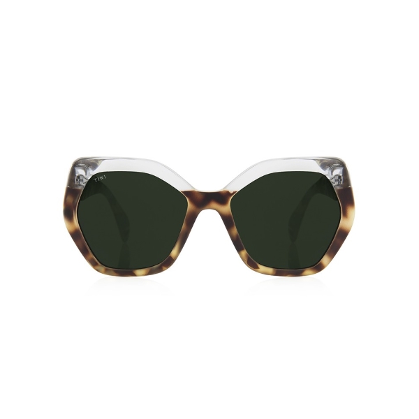 Tiwi-Charon-Transparente-Green-tortoise-front